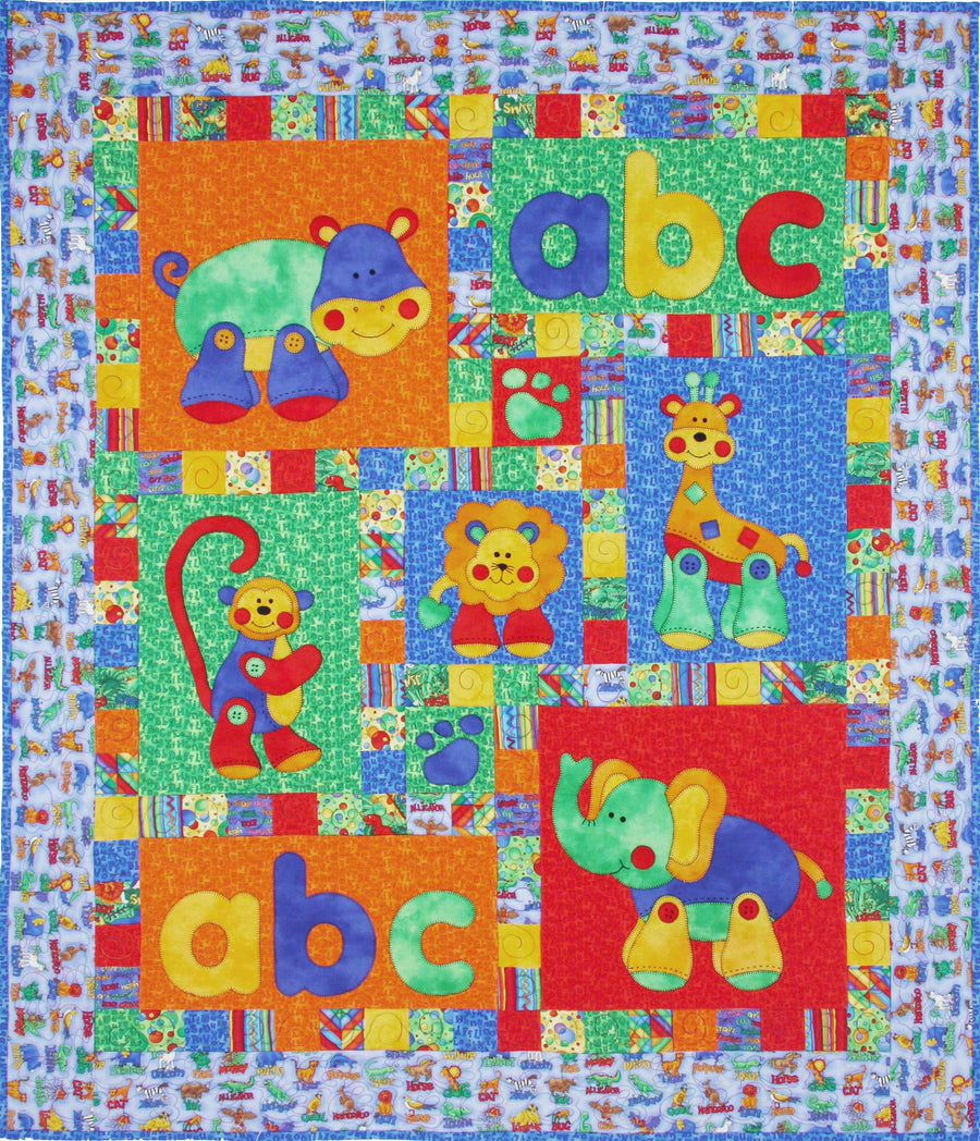 Alphabet Jungle Pattern