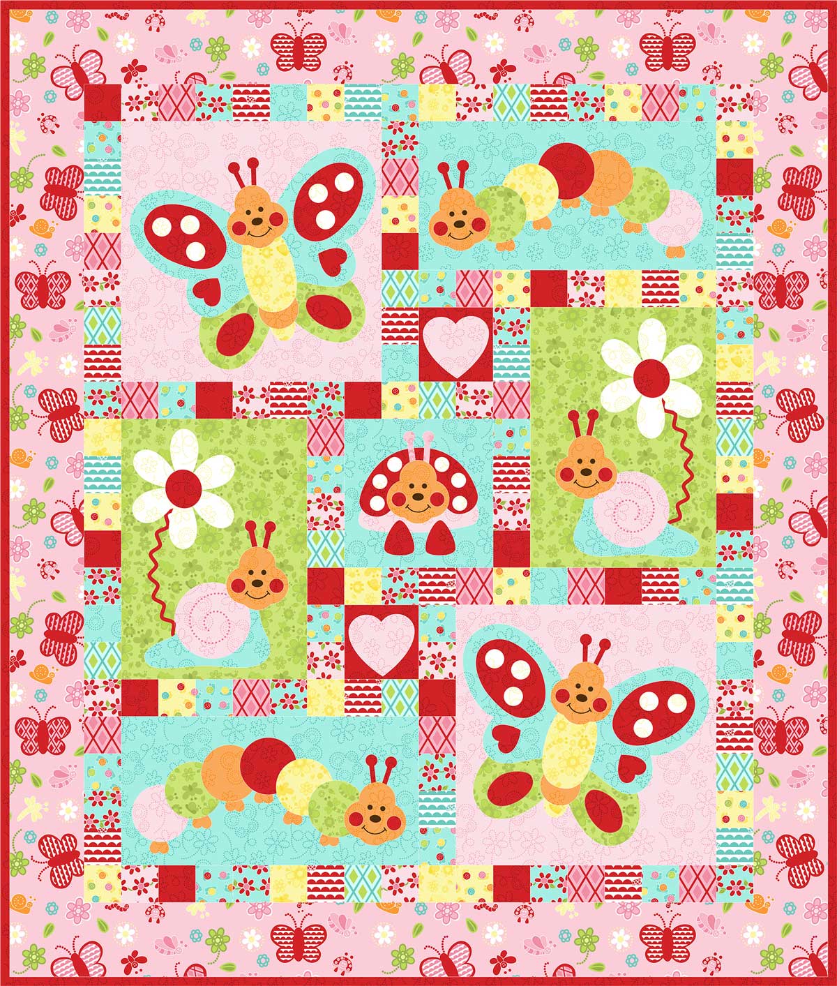 Bugsy Pink Pattern