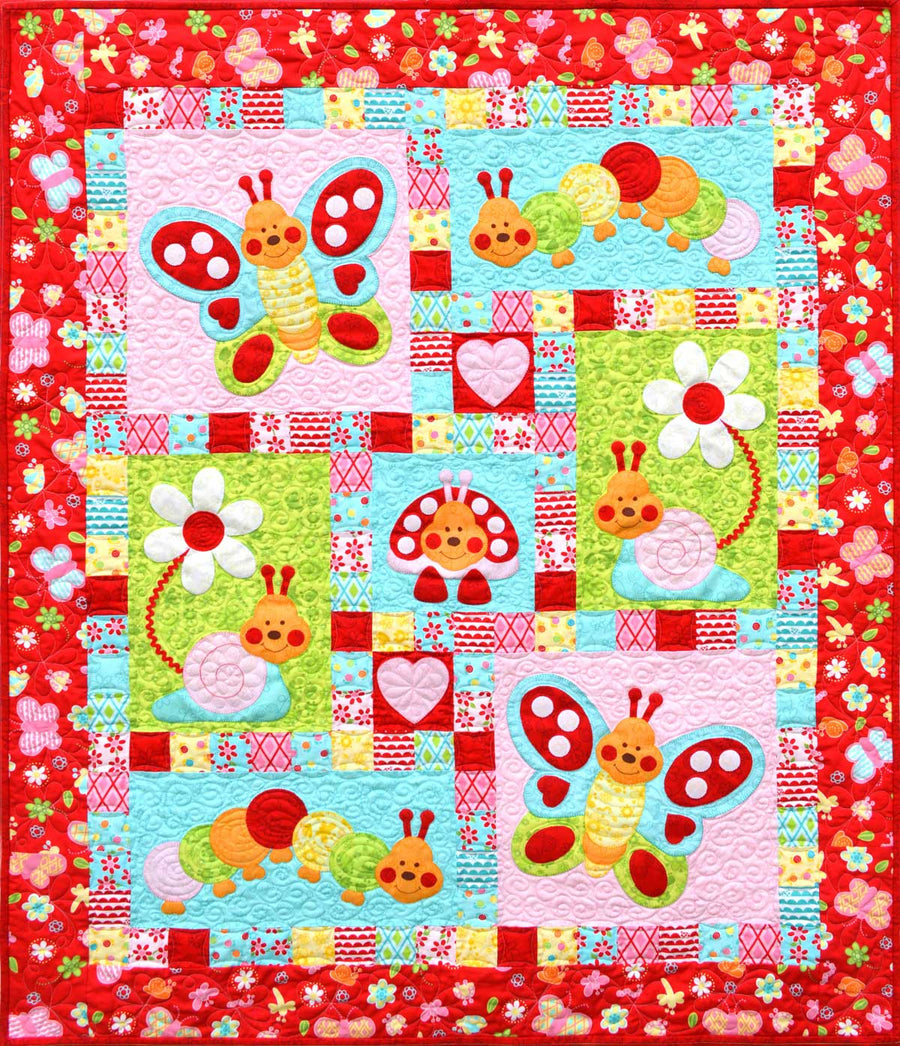 Bugsy Red Pattern