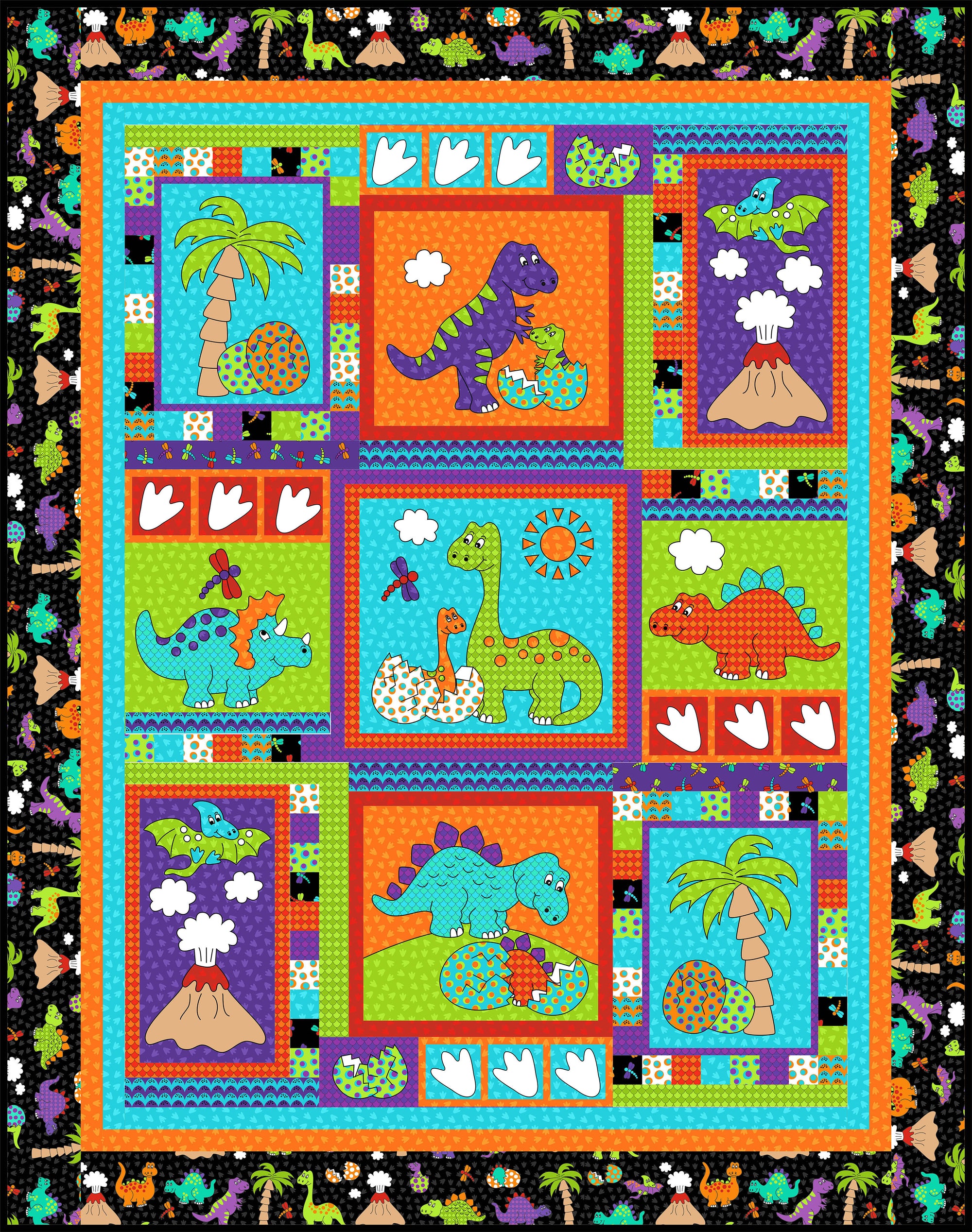 Dinoland Pattern