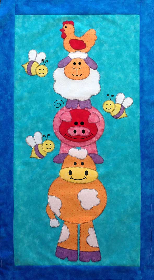 Farm Stack Pattern:  Digital downloadable