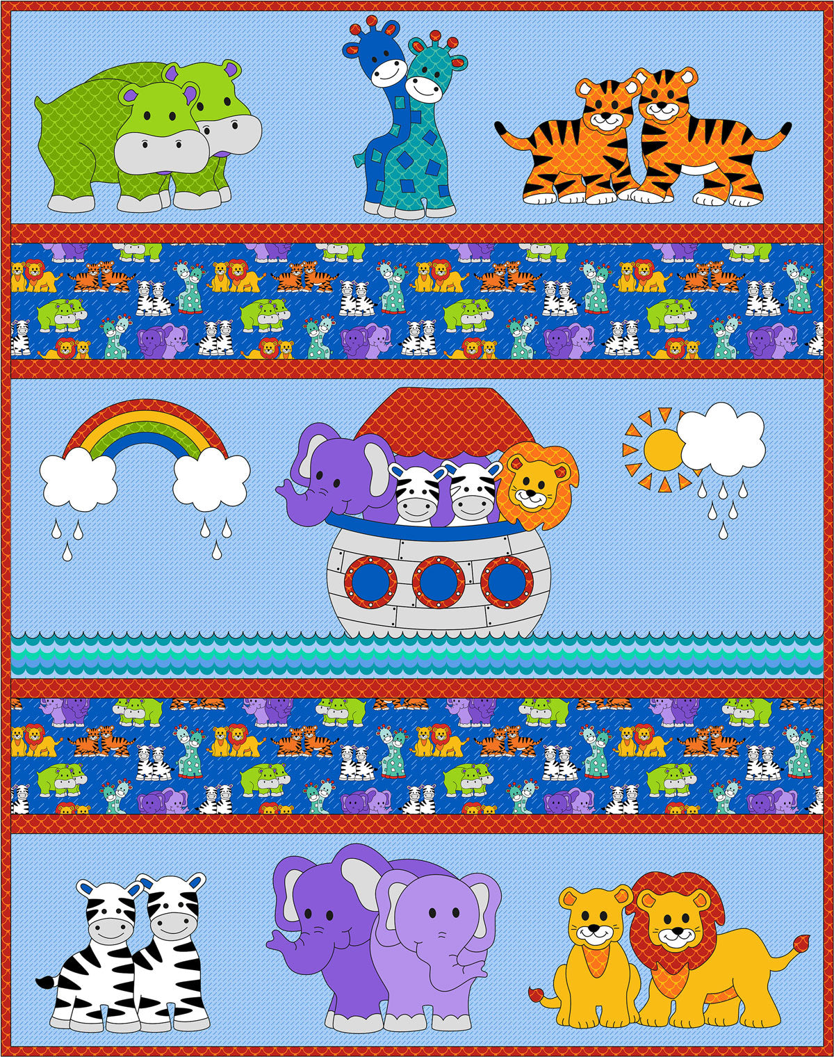 I Can See a Rainbow Pattern